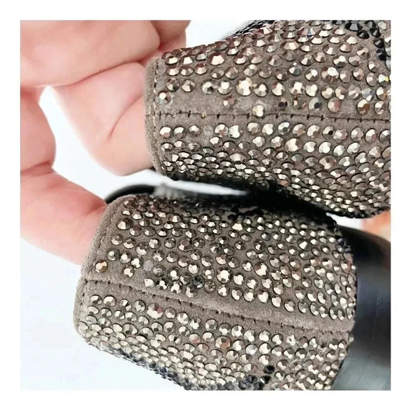 Lola Cruz Crystal Embellished Star Loafers - Picture 9 of 11